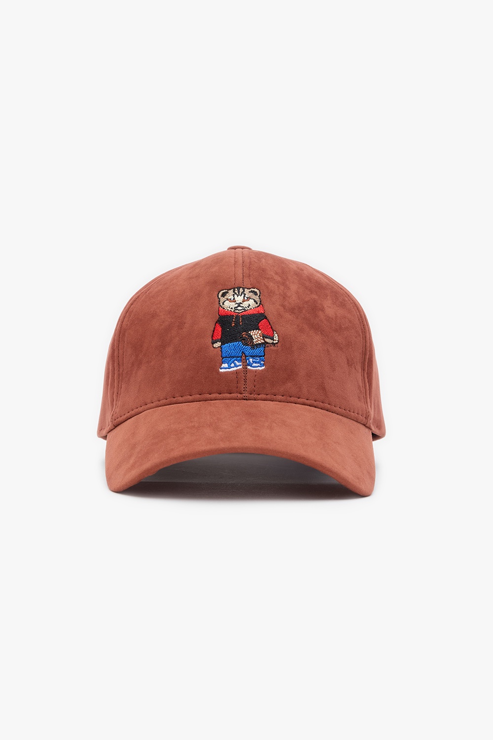 Tapis Cat Rust Red Suede Cap