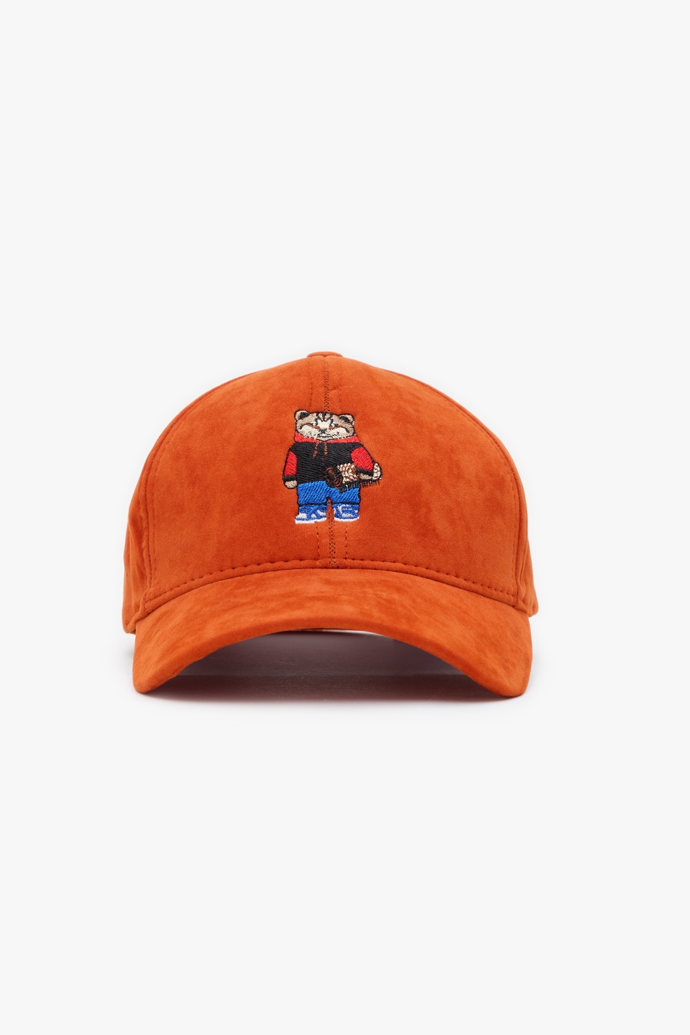 Tapis Cat Orange Suede Cap